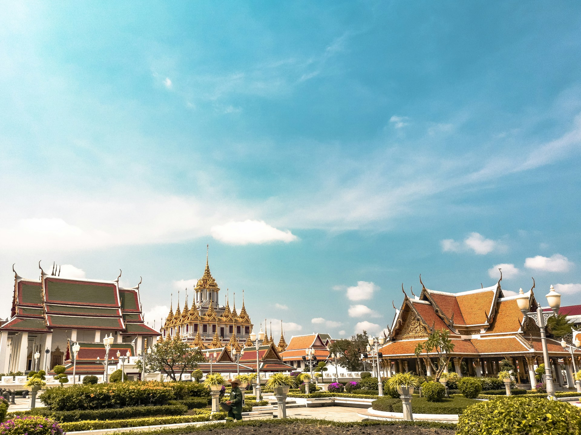 Golden Grand Palace temple complex in Bangkok
